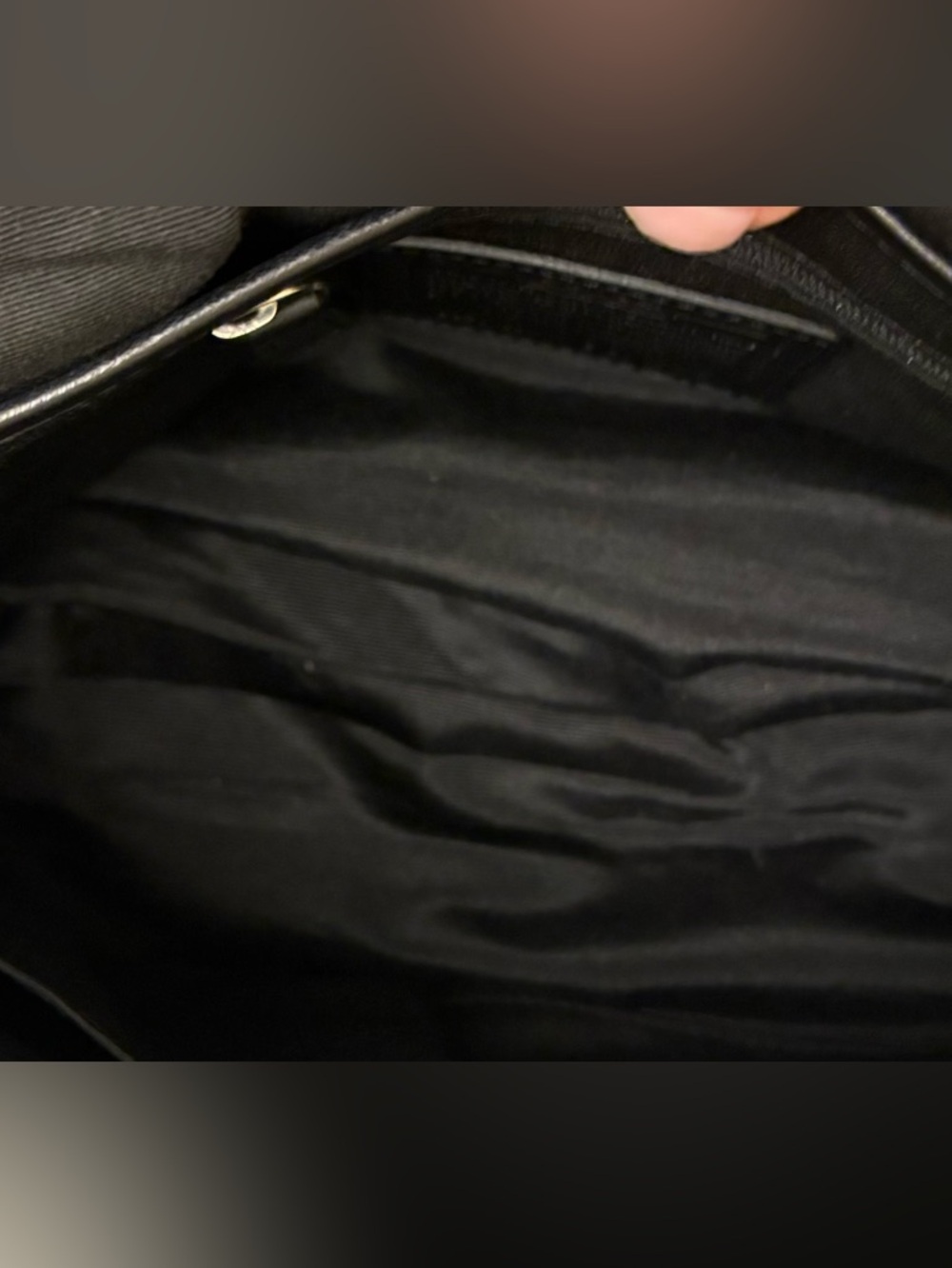 Coach Y2K Signature Flap Hobo/Shoulder Bag. F17093. Black/Silver-Tone Hardware. - Picture 5 of 10